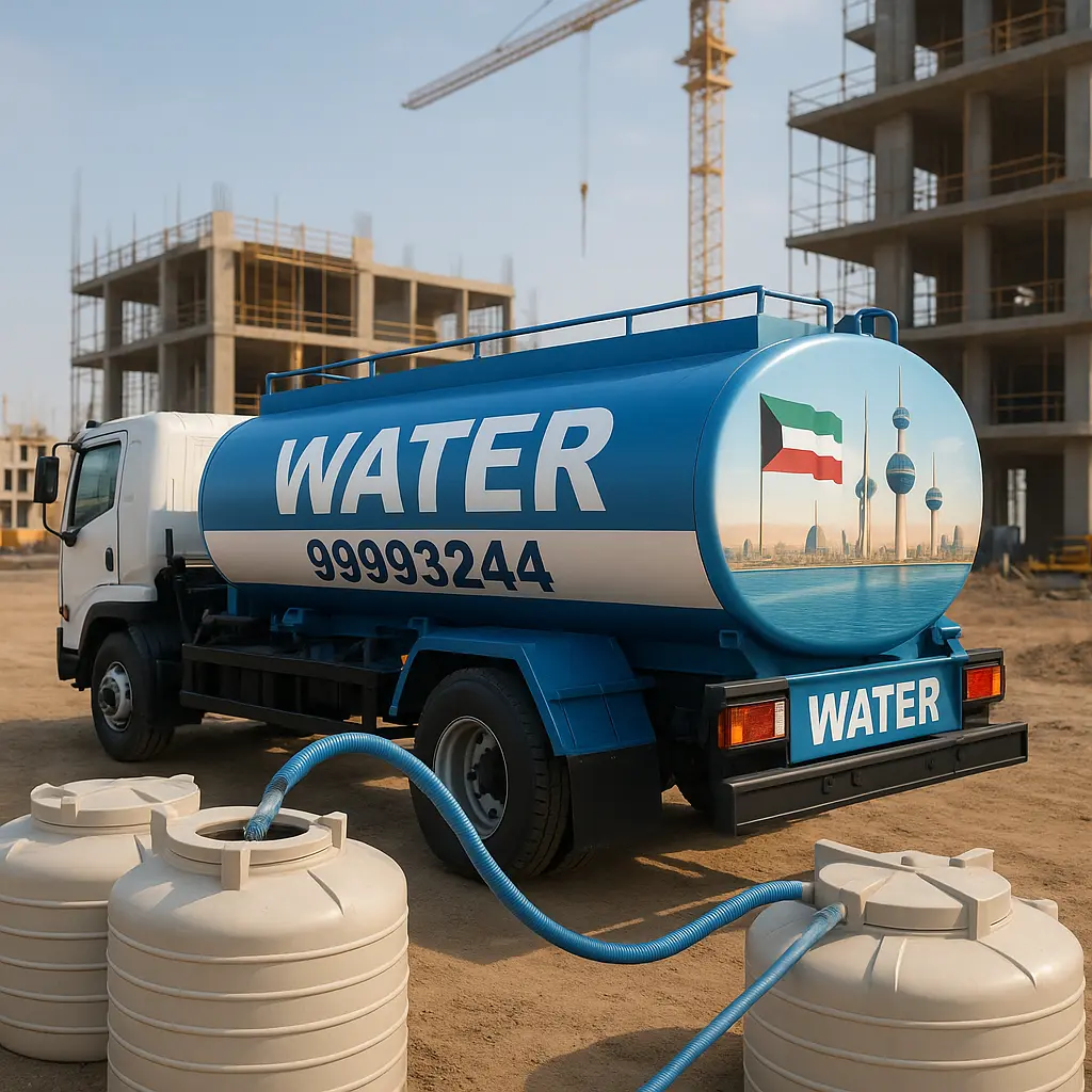 تنكر مياه للمشاريع الإنشائية والمقاولات